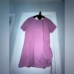 Purple workout shirt